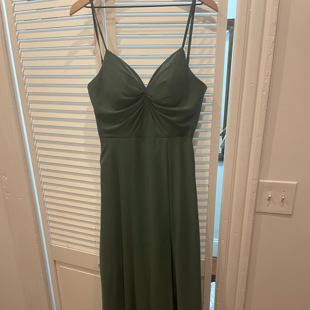 Azazie eucalyptus dress “Dani”